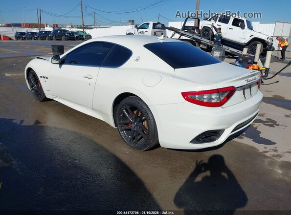 ZAM45VLA3J0255887 2018 MASERATI GRANTURISM White Rear left