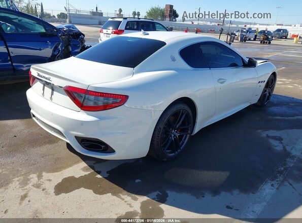 ZAM45VLA3J0255887 2018 MASERATI GRANTURISM White Rear right
