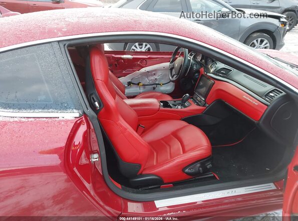 ZAM45VLAXJ0265719 2018 MASERATI GRANTURISM Red Front interior view