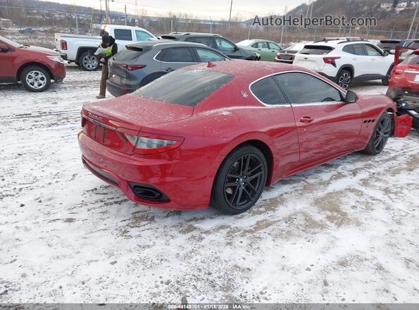 ZAM45VLAXJ0265719 2018 MASERATI GRANTURISM Red Rear right