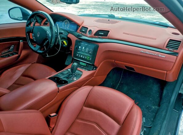 ZAM45VMA5J0276206 2018 MASERATI GRANTURISM Blue წინა პანელის ხედი