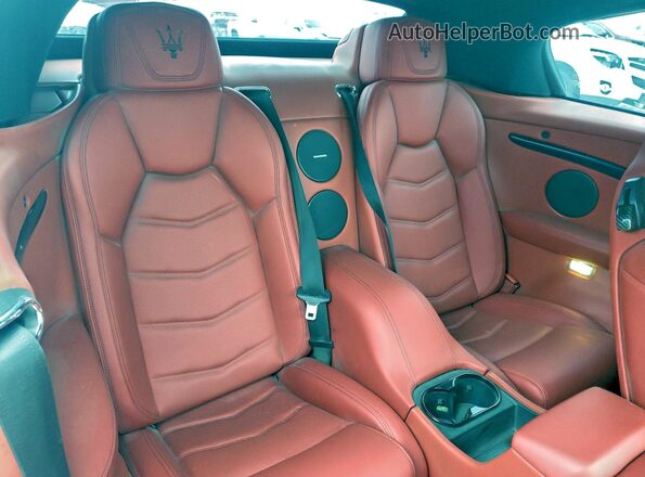 ZAM45VMA5J0276206 2018 MASERATI GRANTURISM Blue უკანა სავარძლების ხედი