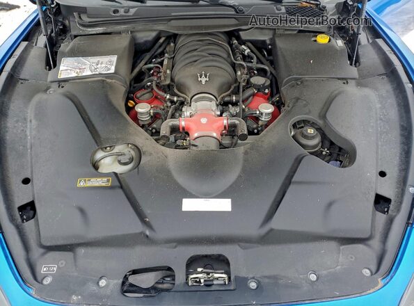 ZAM45VMA5J0276206 2018 MASERATI GRANTURISM Blue უკანა სალონის ხედი