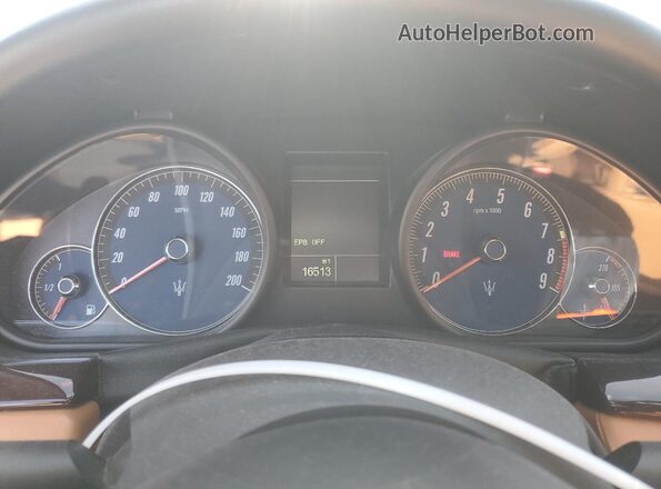 ZAM45VMA8J0280234 2018 MASERATI GRANTURISM Black Instrument cluster view