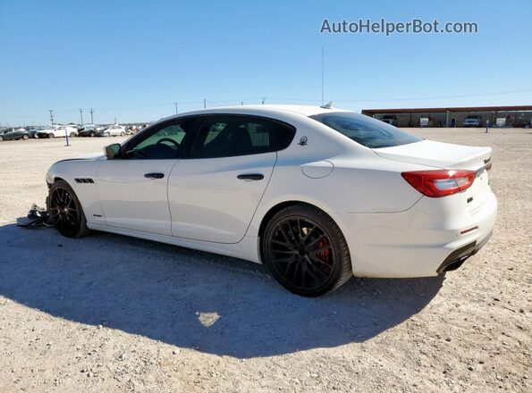 ZAM56PPS5H1228629 2017 MASERATI QUATTROPOR White Rear left