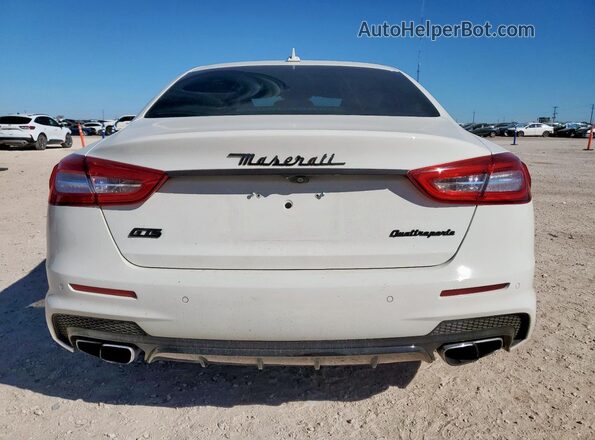 ZAM56PPS5H1228629 2017 MASERATI QUATTROPOR White Rear view