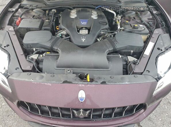 ZAM56RPA3H1211671 2017 MASERATI QUATTROPOR Maroon უკანა სალონის ხედი