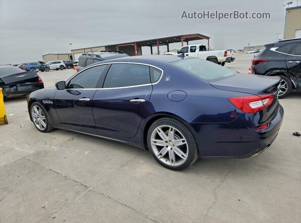 ZAM56RPA5G1190918 2016 MASERATI QUATTROPOR Blue Trasero izquierdo