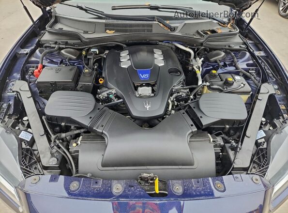 ZAM56RPA5G1190918 2016 MASERATI QUATTROPOR Blue Vista interior trasera