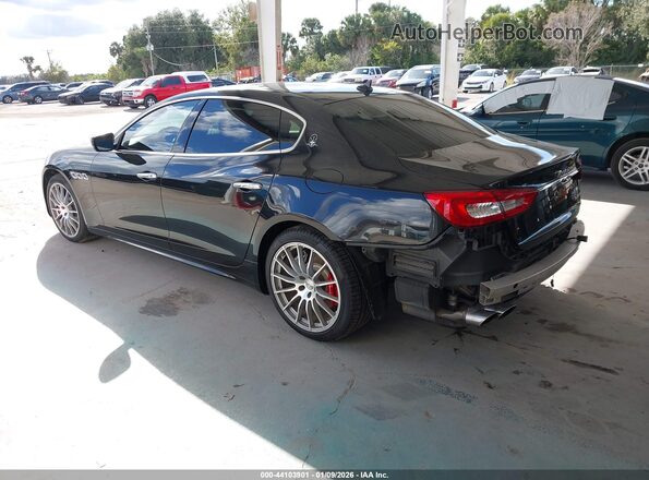 ZAM56RPL3H1224020 2017 MASERATI QUATTROPOR Black Задня ліва чверть