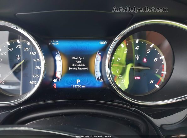 ZAM56RPL3H1224020 2017 MASERATI QUATTROPOR Black Вид задніх сидінь