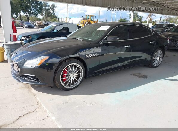 ZAM56RPL3H1224020 2017 MASERATI QUATTROPOR Black Передня ліва чверть