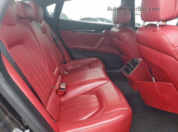 ZAM56RPL8H1229035 2017 MASERATI QUATTROPOR Black Հետևի նստատեղերի տեսք