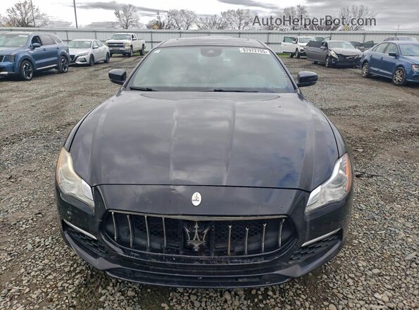 ZAM56RPL8H1229035 2017 MASERATI QUATTROPOR Black Դիմացի տեսք