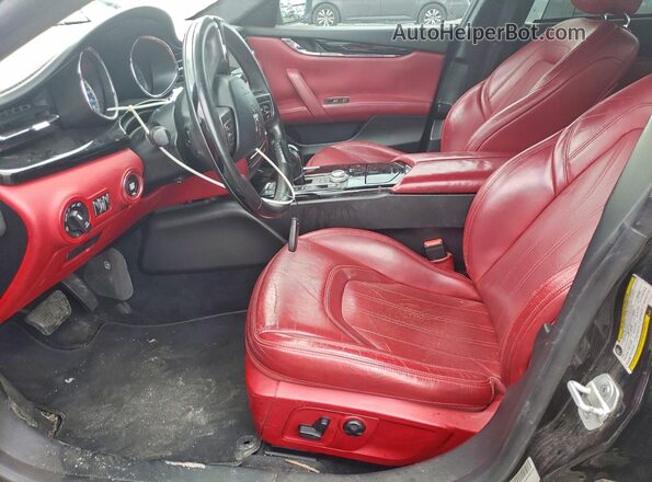 ZAM56RPL8H1229035 2017 MASERATI QUATTROPOR Black Սալոնի դիմացի տեսք
