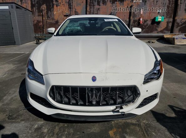 ZAM56YPA2K1308572 2019 MASERATI QUATTROPOR White 