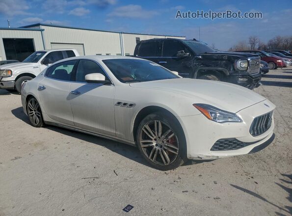 ZAM56YPA6J1283013 2018 MASERATI QUATTROPOR White Delantero derecho