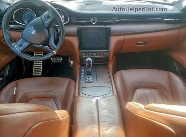 ZAM56YPA6J1283013 2018 MASERATI QUATTROPOR White Vista del salpicadero