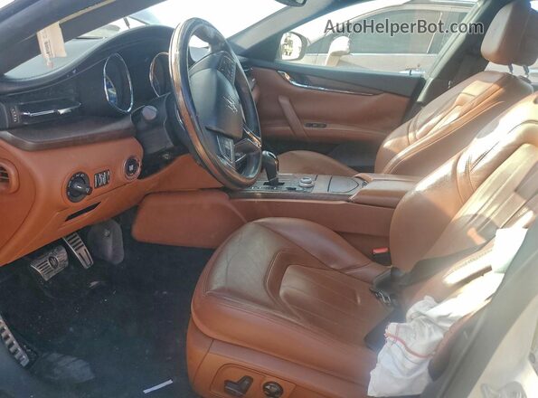 ZAM56YPA6J1283013 2018 MASERATI QUATTROPOR White Vista interior delantera