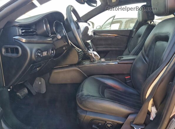 ZAM56YRA2J1290845 2018 MASERATI QUATTROPOR Silver Widok wnętrza z przodu