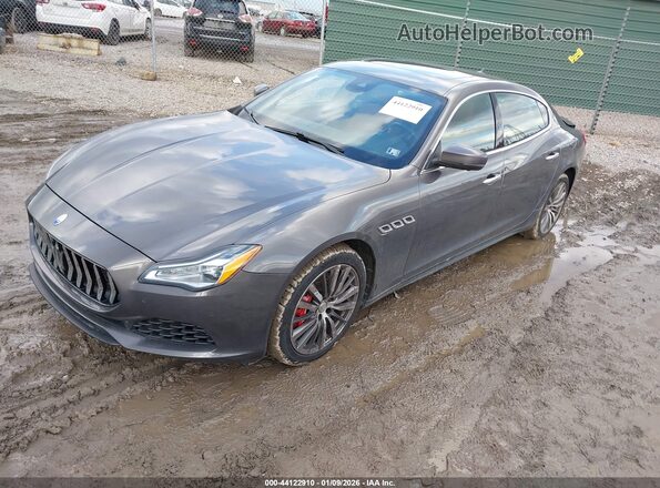 ZAM56YRA2J1295009 2018 MASERATI QUATTROPOR Gray Przód lewy