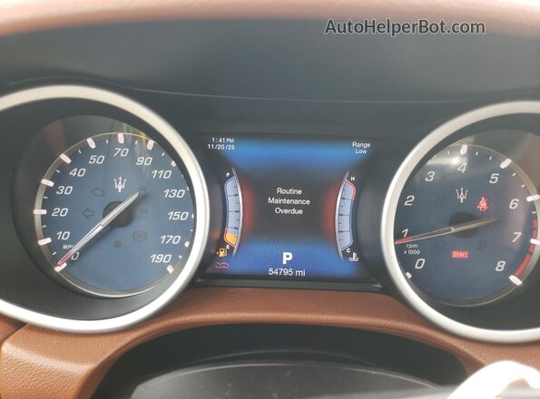 ZAM57RSA1H1240915 2017 MASERATI GHIBLI Black Սարքավորումների վահանակի տեսք