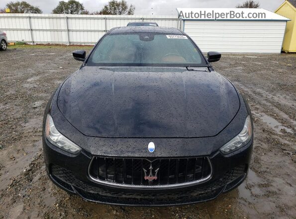 ZAM57RSA1H1240915 2017 MASERATI GHIBLI Black Դիմացի տեսք