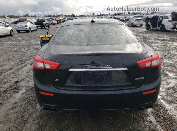 ZAM57RSA1H1240915 2017 MASERATI GHIBLI Black Հետևի տեսք