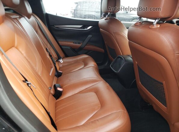 ZAM57RSA1H1240915 2017 MASERATI GHIBLI Black Հետևի նստատեղերի տեսք