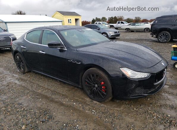 ZAM57RSA1H1240915 2017 MASERATI GHIBLI Black Առջևի աջ