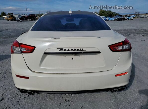ZAM57RTA6G1173547 2016 MASERATI GHIBLI White Rear view