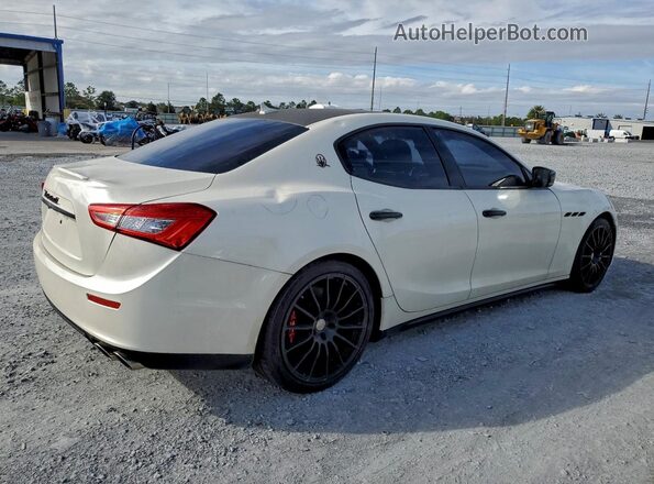 ZAM57RTA6G1173547 2016 MASERATI GHIBLI White Rear right