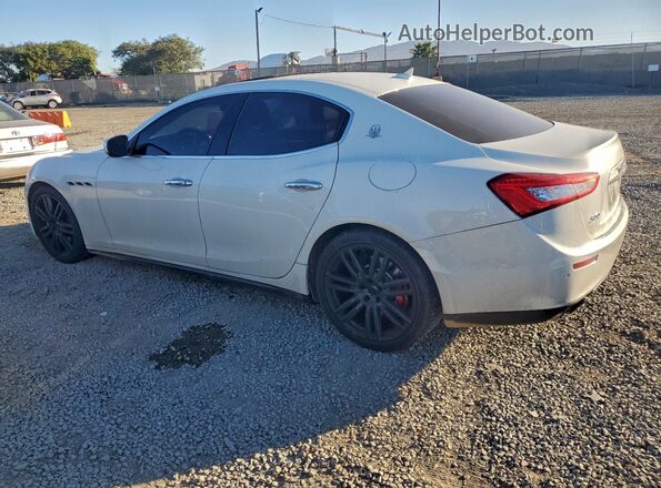 ZAM57RTL6H1219008 2017 MASERATI GHIBLI White 