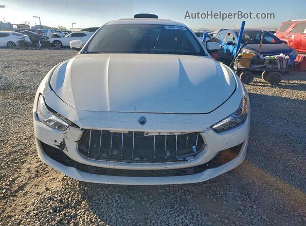 ZAM57RTL6H1219008 2017 MASERATI GHIBLI White 
