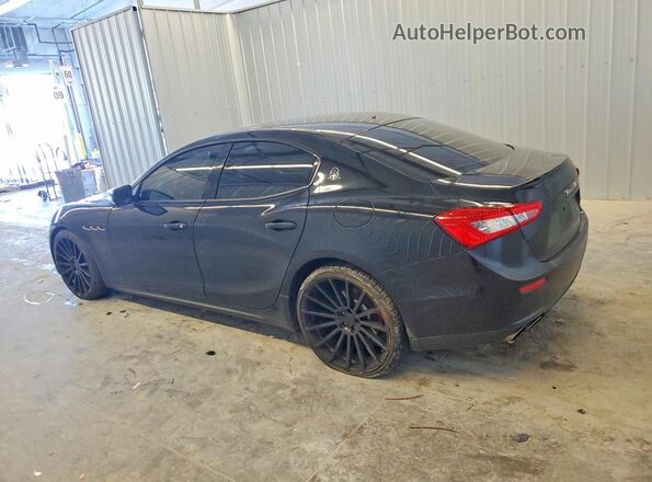 ZAM57XSA0G1167104 2016 MASERATI GHIBLI Черный Задняя левая четверть
