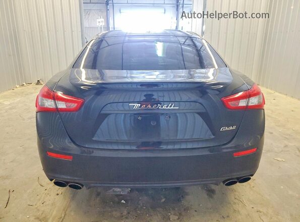 ZAM57XSA0G1167104 2016 MASERATI GHIBLI Черный Вид сзади