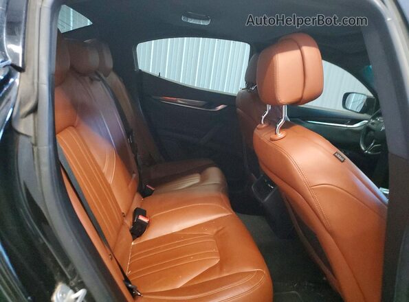 ZAM57XSA0G1167104 2016 MASERATI GHIBLI Черный Вид задних сидений