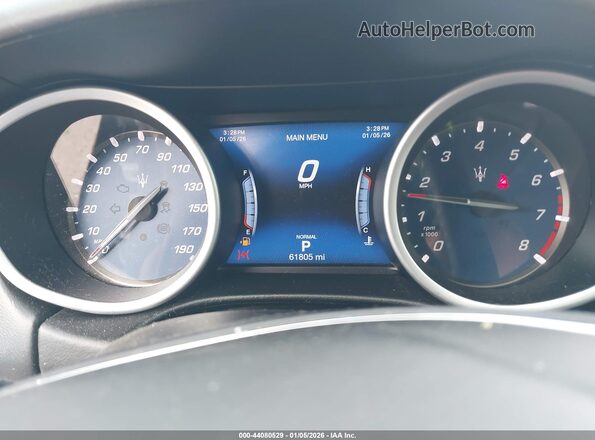 ZAM57XSA5K1315921 2019 MASERATI GHIBLI Черный Вид задних сидений