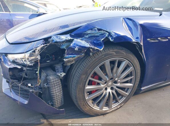 ZAM57XSA6K1324997 2019 MASERATI GHIBLI Blue Вид спереду