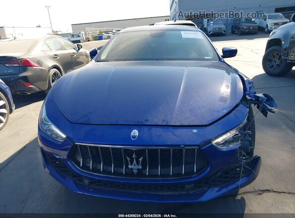 ZAM57XSA6K1324997 2019 MASERATI GHIBLI Blue Вид задньої частини салону