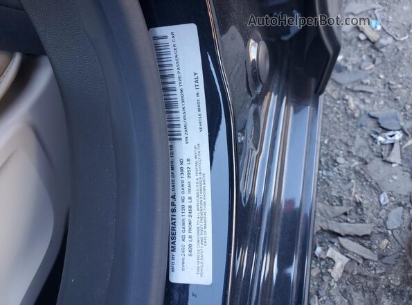 ZAM57XSA7K1328296 2019 MASERATI GHIBLI Черный Вид подкапотного пространства