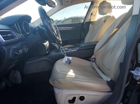 ZAM57XSA7K1328296 2019 MASERATI GHIBLI Черный Вид салона спереди