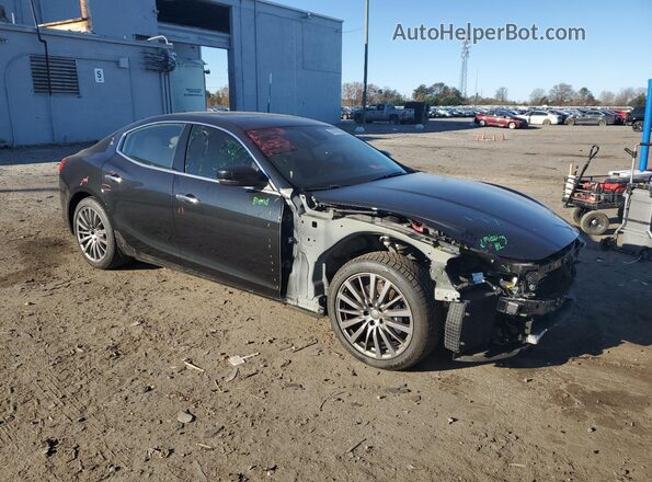 ZAM57XSA7K1328296 2019 MASERATI GHIBLI Черный Передняя правая четверть