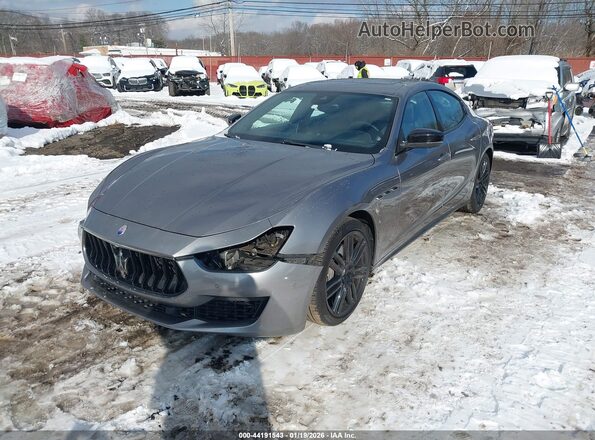ZAM57XSAXK1320810 2019 MASERATI GHIBLI Gray Vista frontal