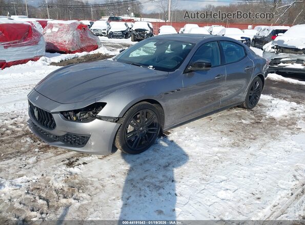 ZAM57XSAXK1320810 2019 MASERATI GHIBLI Gray Vista tres cuartos delantera izquierda
