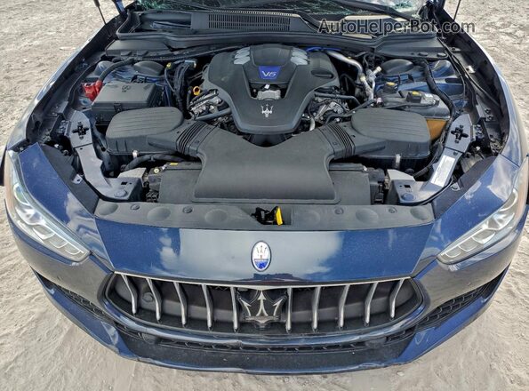 ZAM57YSA6L1352631 2020 MASERATI GHIBLI Blue Vista interior trasera