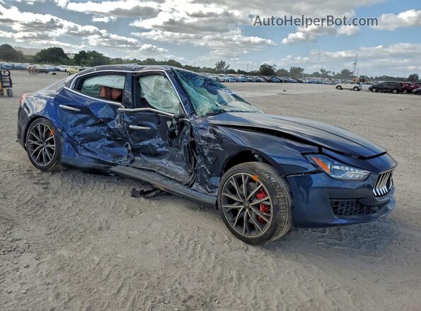 ZAM57YSA6L1352631 2020 MASERATI GHIBLI Blue Delantero derecho