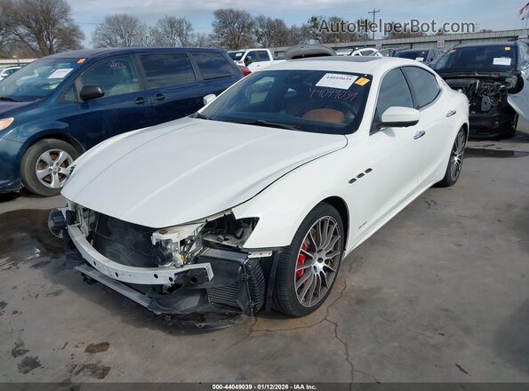 ZAM57YSL1M1362065 2021 MASERATI GHIBLI White Vista tres cuartos delantera izquierda