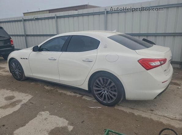ZAM57YTA4K1324968 2019 MASERATI GHIBLI White უკანა მარცხენა