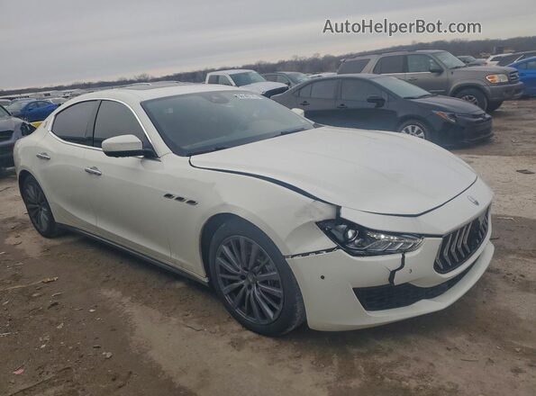 ZAM57YTA4K1324968 2019 MASERATI GHIBLI White წინა მარჯვენა